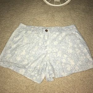Blue and white designed Gap shorts